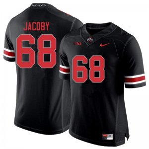 NCAA Ohio State Buckeyes Men's #68 Ryan Jacoby Blackout Nike Football College Jersey FQA4445ZM